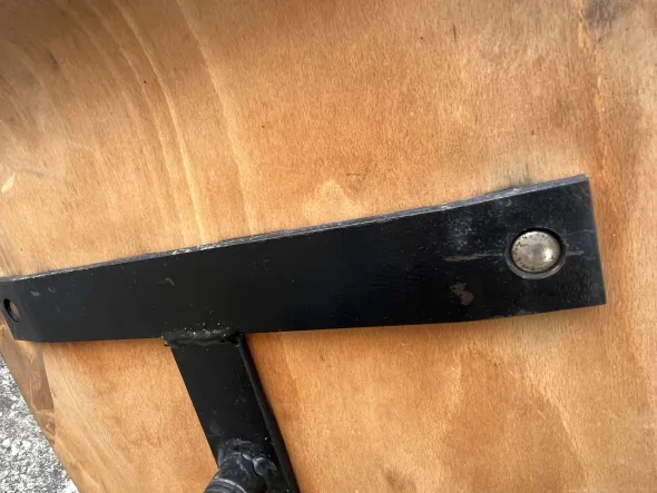 R55 Sgabello industriale vintage in ferro