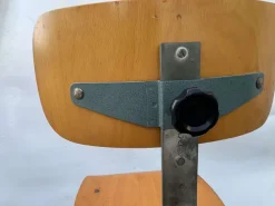 R55 Sgabello industriale vintage in ferro