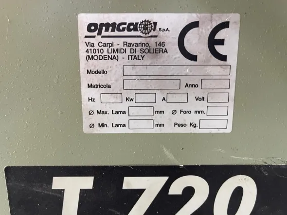 R37-03-1638Troncatrice professionale OMGA