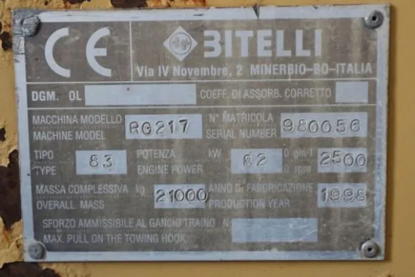 3021#4392 Rullo Bitelli