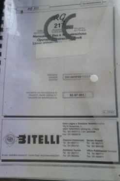 3021#4392 Rullo Bitelli