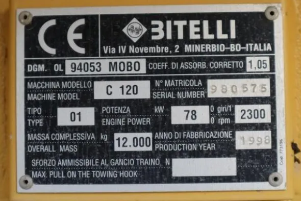 3020#4392 Rullo Bitelli Tifone