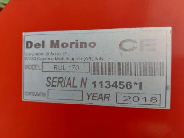 197#7088 Rullo compattatore Del Morino