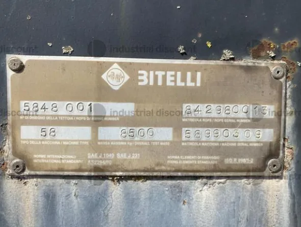 1#9306 Rullo compressore Bitelli