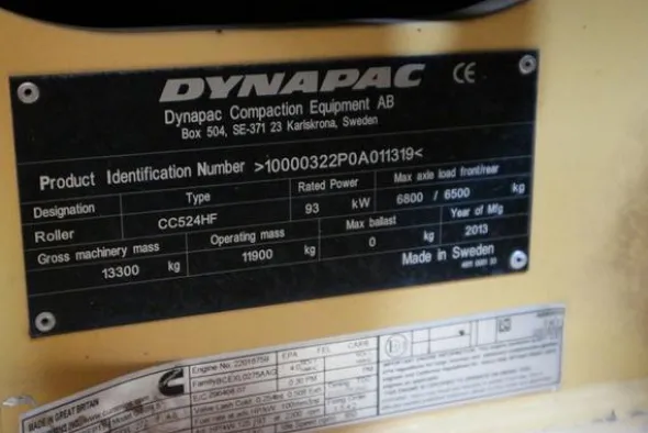 3047#4392 Rullo Dynapac