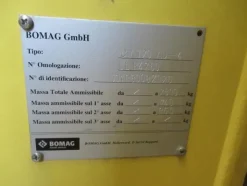 9#3444 Rullo tandem vibrante Bomag