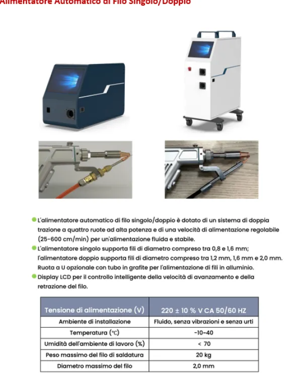 SALDATRICE LASER MULTIFUNZIONE AZIMUT SF3000HWM