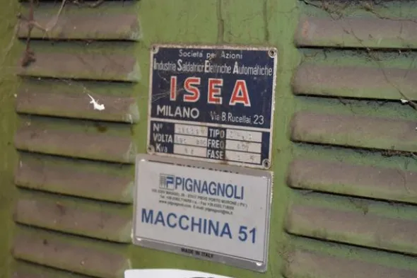 9#4077 Saldatrice per punti Isea