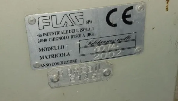 3#8421 Saldatrici per PVC