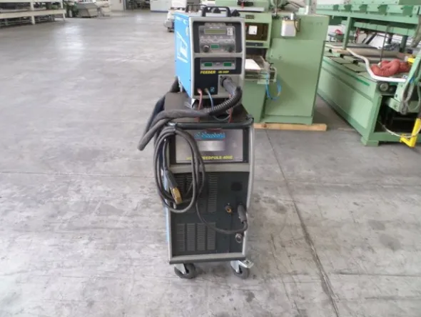1#5238 Saldatrici Sincosald e carrello motorizzato Air Liquide