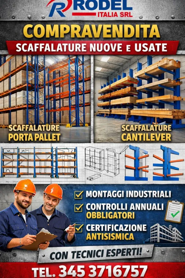 Scaffalatura certificata