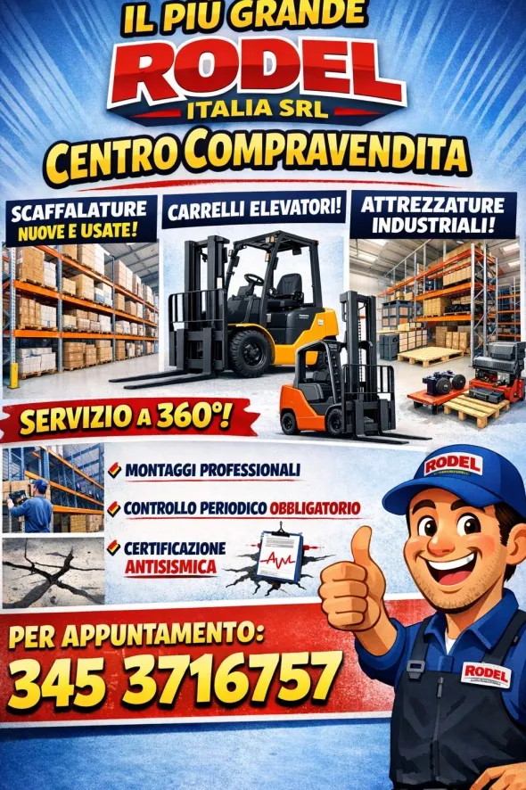 Scaffalatura certificata Rodel Italia