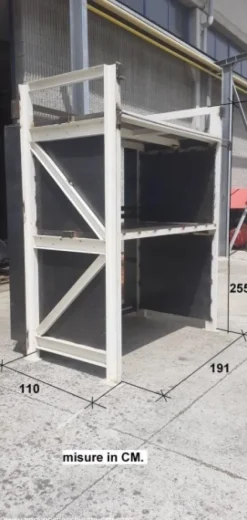 SCAFFALATURA INDUSTRIALE 6 pallets EPAL 80x120