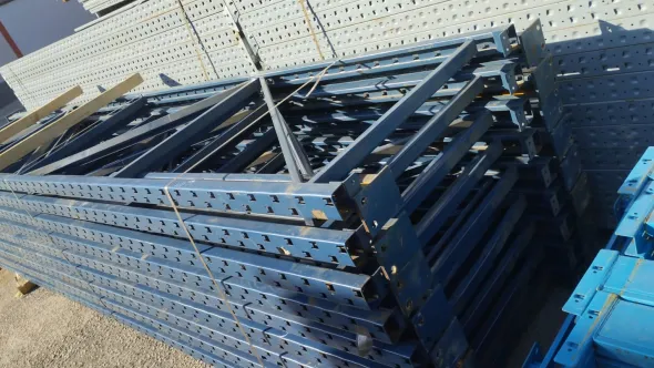 Scaffalatura industriale usata