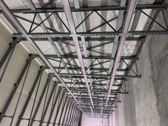 Scaffalatura industriale usata
