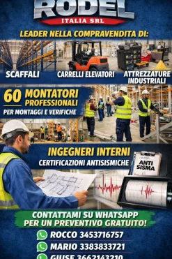 Scaffalatura per magazzino
