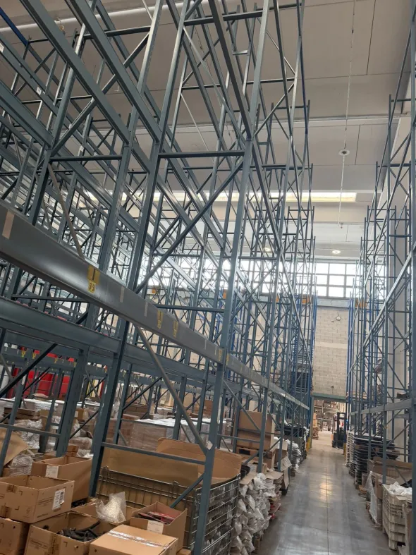 Scaffalatura porta pallet usata