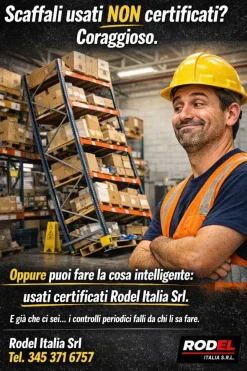Scaffalatura usata