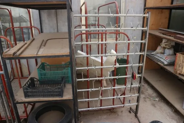 13#7236 Scaffalature e carrelli porta merce
