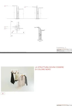 Scaffalature usate per negozio