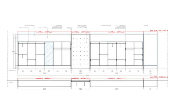 Scaffalature usate per negozio