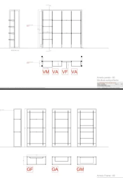 Scaffalature usate per negozio