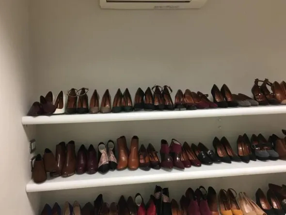 8#5557 Scarpe e tessuti