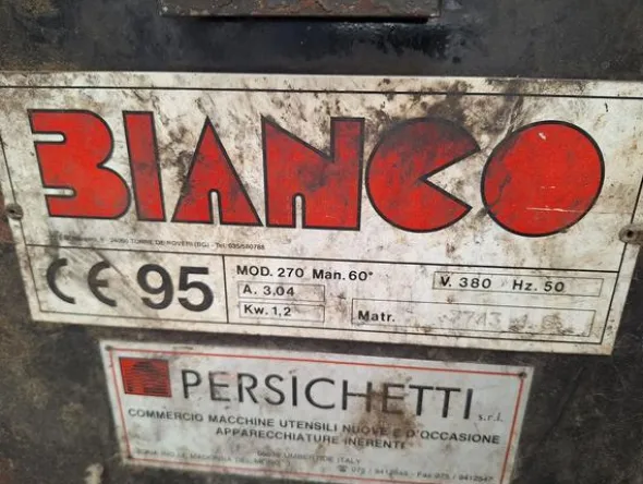 12#8760 Sega a nastro Bianco