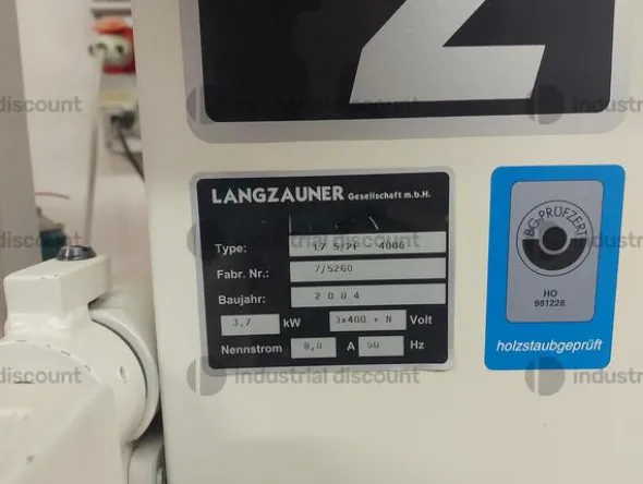 16#8771 Sega tranciatrice Langzauner LZ 5/2E-4000
