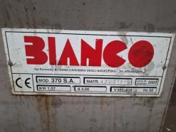 2#9186 Segatrice a nastro Bianco