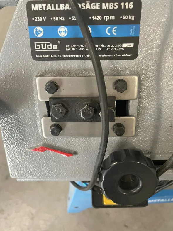 Segatrice a Nastro per Metallo Güde MBS 116