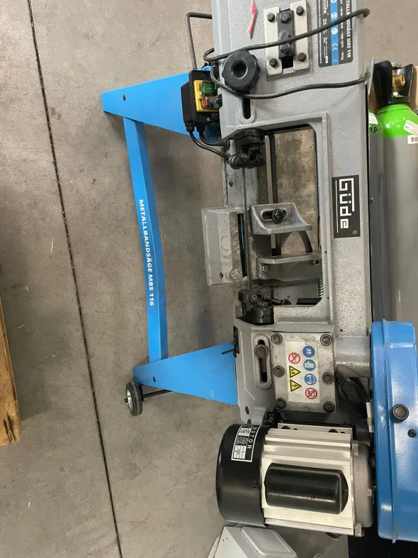 Segatrice a Nastro per Metallo Güde MBS 116