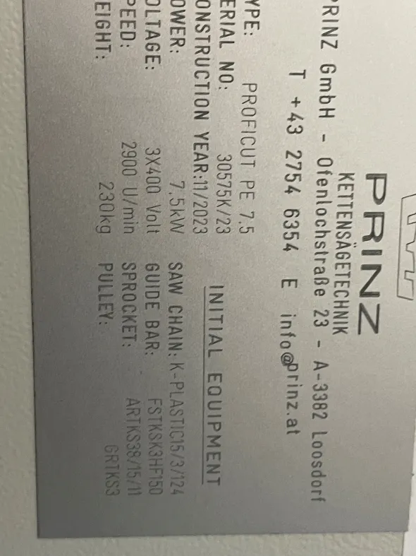 Segatrice trasversale Landoni Prinz - Proficut -