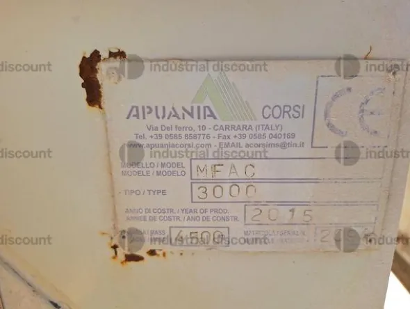 9#10255 Segatrici a filo diamantato Apuania Corsi MFAC