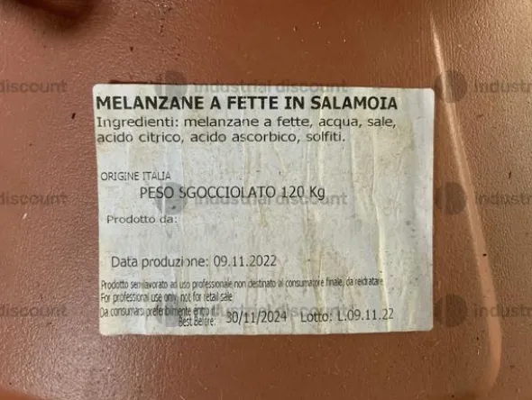 3#9550 Semilavorati alimentari e condimenti