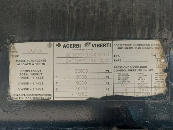 4#8298 Semirimorchio Acerbi
