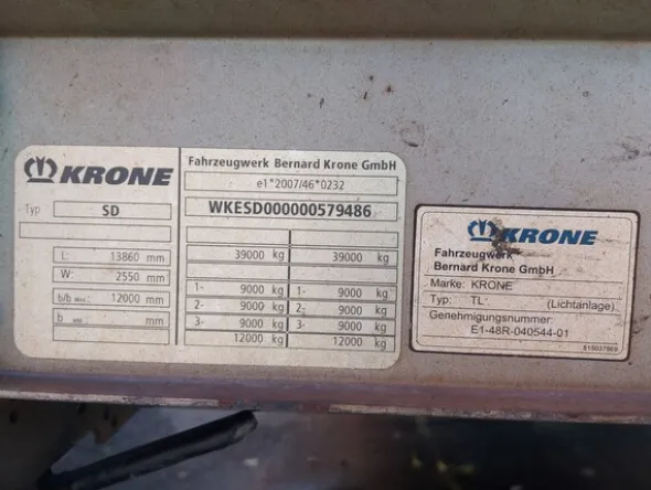 16#8301 Semirimorchio combinato Krone