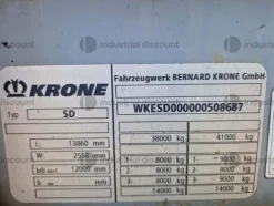 17#9064 Semirimorchio Krone centinato