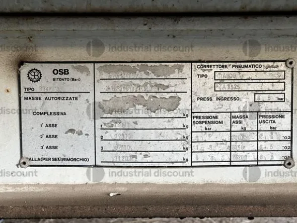 3#8915 Semirimorchio OSB