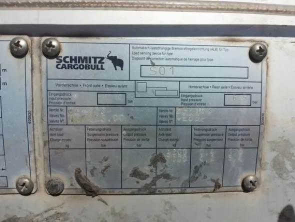 5#8301 Semirimorchio Schmitz Cargobull