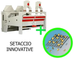 Separatore a setaccio BISS 100 per la pulizia del grano