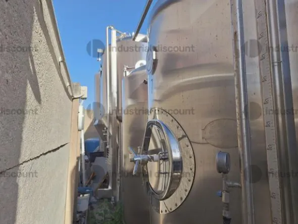 2#9860 Serbatoio in acciaio inox per lavorazione della birra