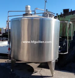SERBATOIO INOX DOPPIA CAMERA CON AGITATORE 5.000 LITRI