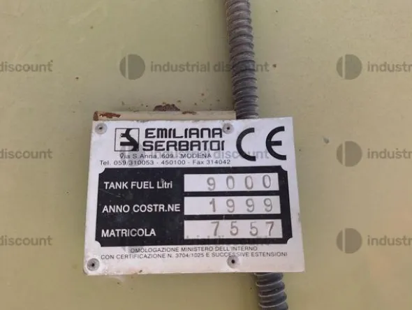 1#10158 Serbatoio 9000 lt Emiliana Serbatoi