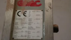 7#3629 Sezionatrice verticale GMC