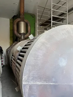 SEZIONE BRUCIATORE DI UN'ESSICATOIO