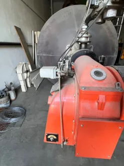 SEZIONE BRUCIATORE DI UN'ESSICATOIO