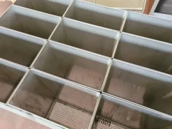sgocciolatoio inox con 12 cesti usato