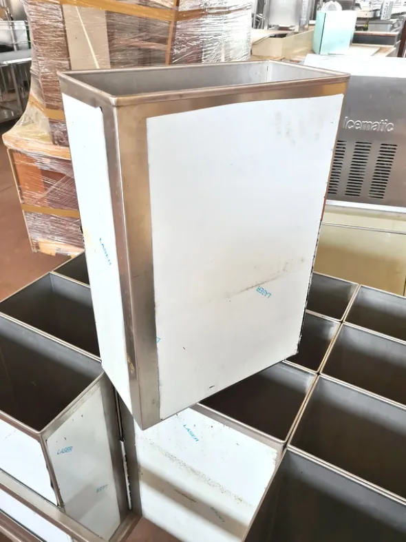 sgocciolatoio inox con 12 cesti usato
