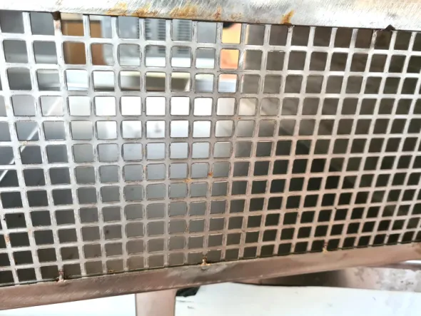 sgocciolatoio inox con 12 cesti usato